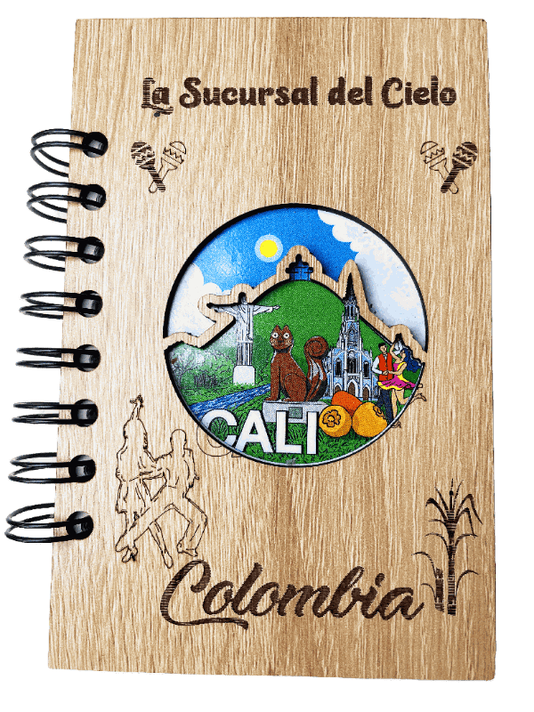 Libreta con tapa de madera · La Sucursal del Cielo